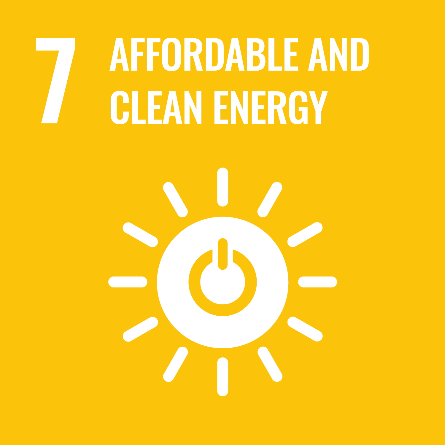 SDG 7. Affordable and clean energy